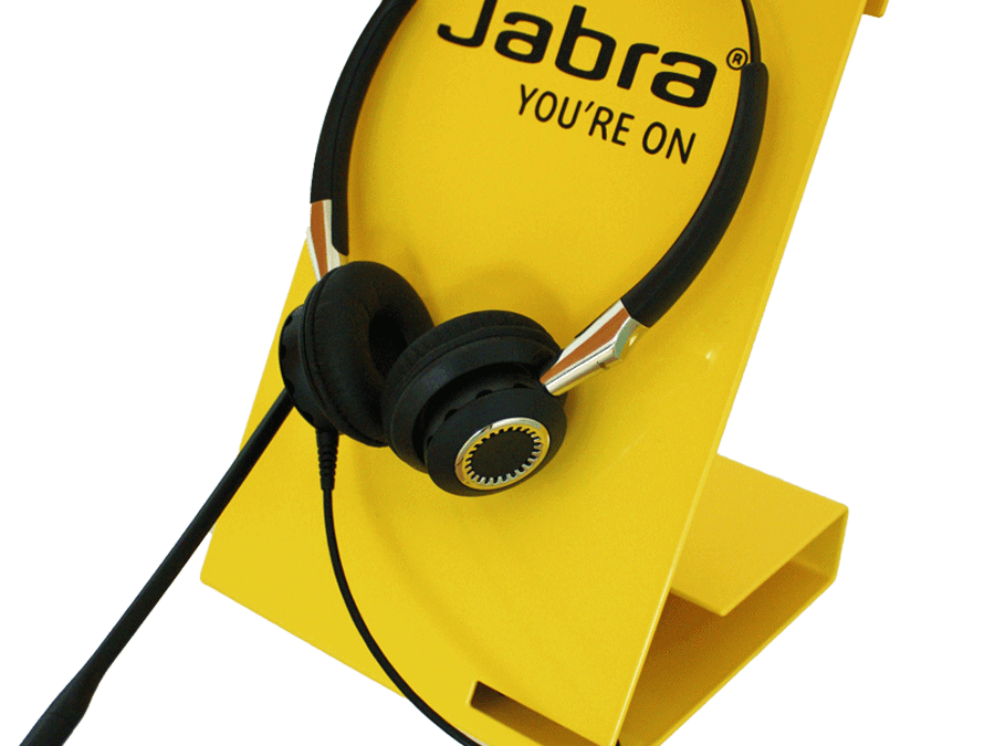 Jabra counter display for headsets