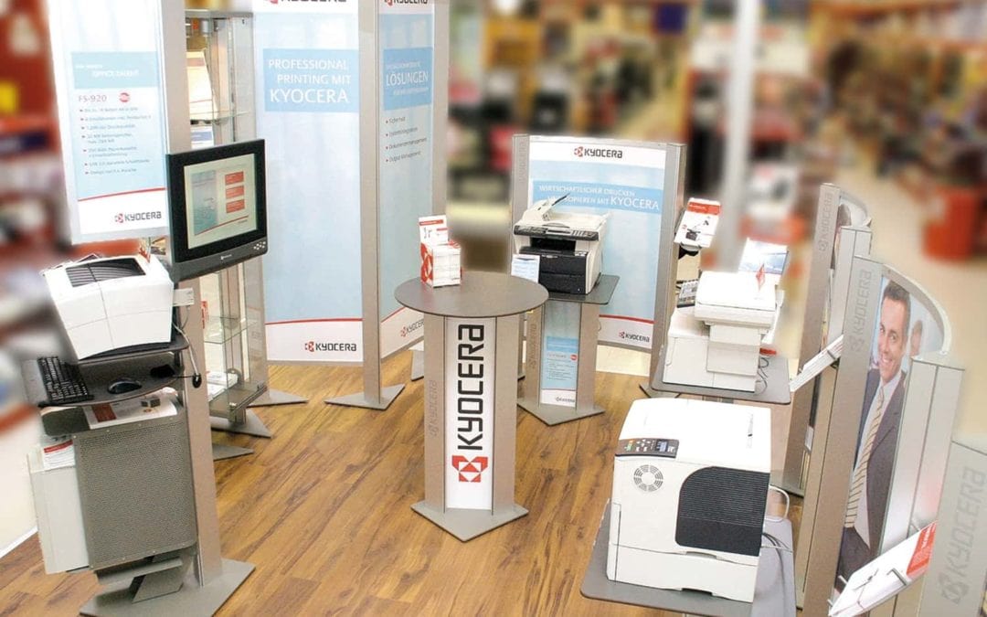 Kyocera – Shop-in-Shop System für Fachhandelspartner
