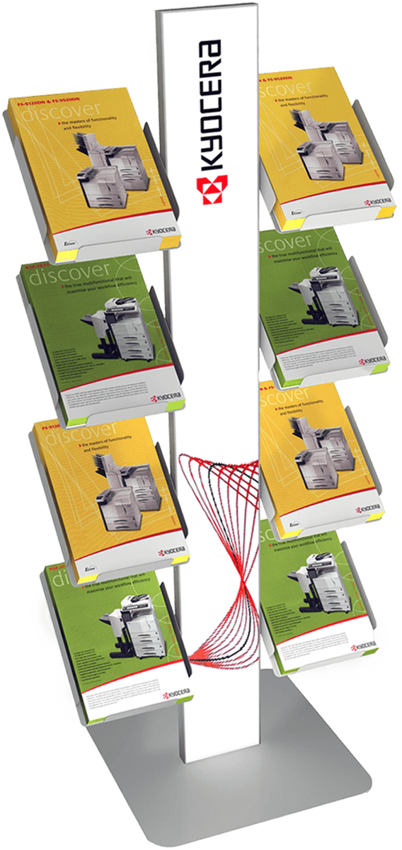 Kyocera – brochure rack