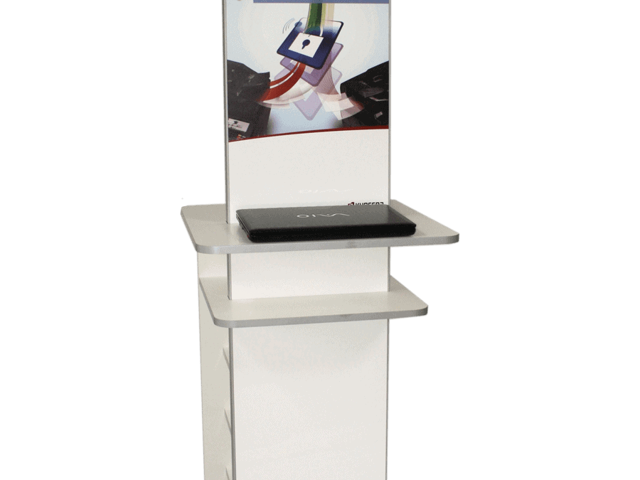 Kyocera – Info-Terminal mit Ablagen