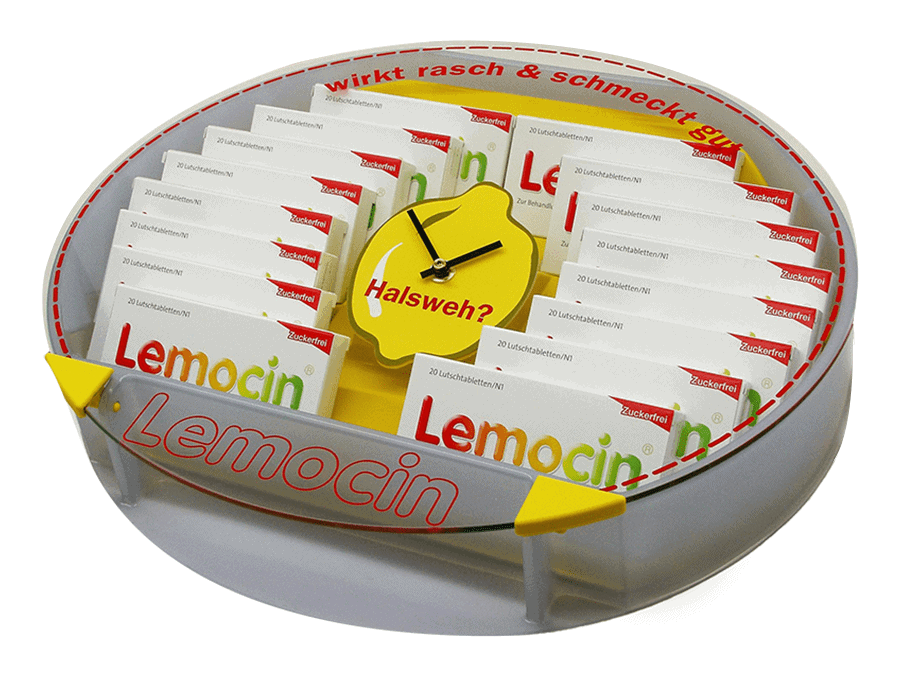 Lemocin payment plates for pharmacies